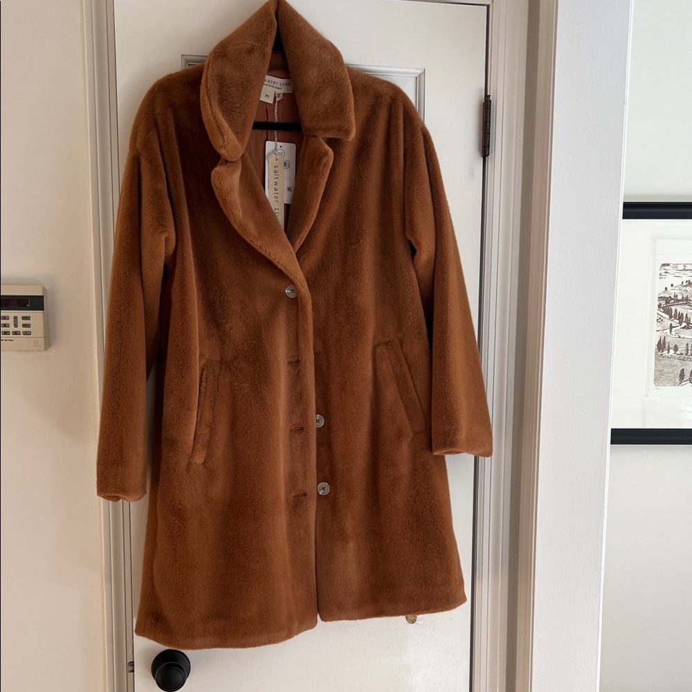 Saltwater LUXE Tan Teddy Jacket